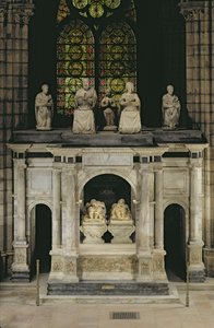 Graven til Francois I (1494-1547) og Claude av Frankrike (1499-1524) (marmor)